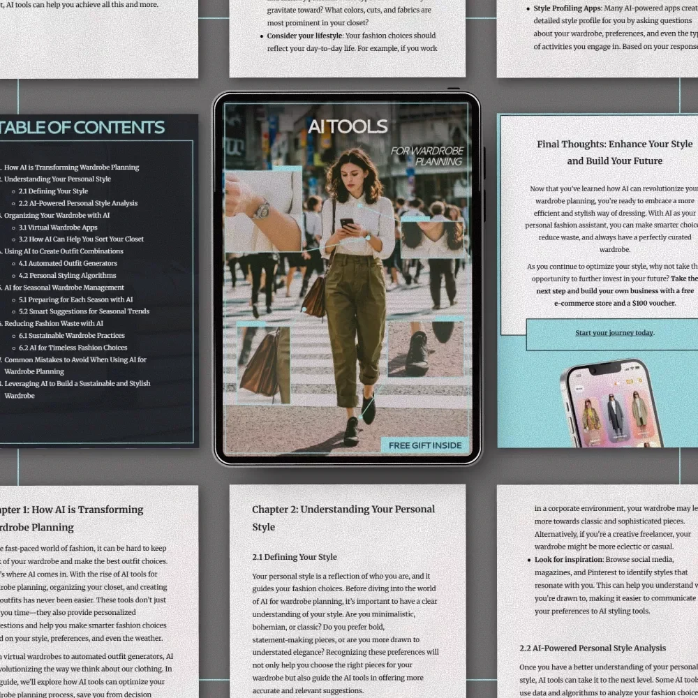 AI Tools for Wardrobe Planning – Smart Style Guide eBook | Digital Download for Closet Organization, Outfit Planning & Sustainable Fashion Using ai tools for wardrobe planning