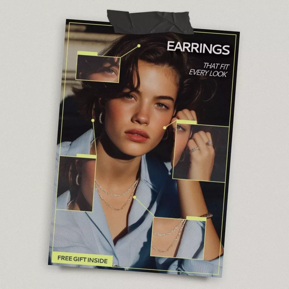 Earrings That Fit Every Look | Digital Style Guide eBook for Everyday, Office & Special Occasion Outfits | Face Shape & Outfit Matching Earrings