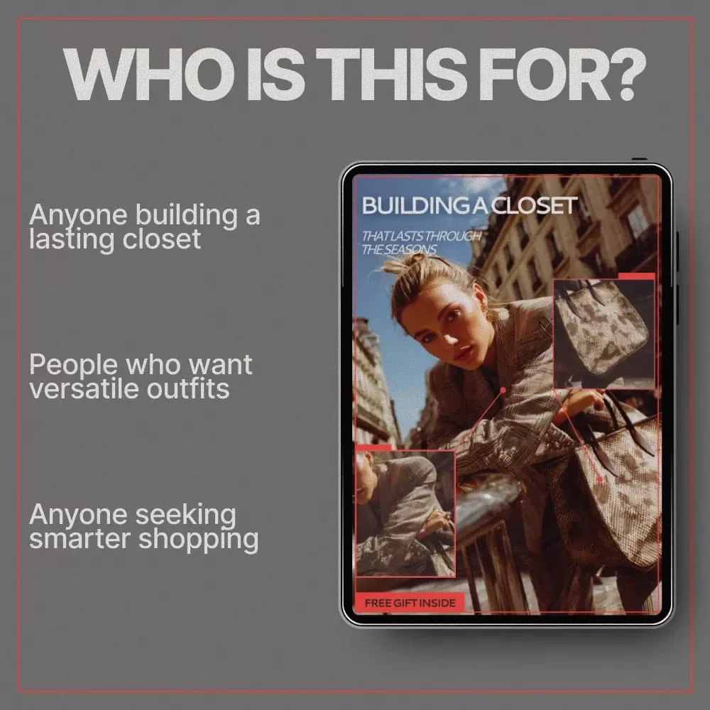 Building a Closet That Lasts Through the Seasons – eBook Guide on How to Build a Timeless Wardrobe, Seasonal Style, Long-Lasting Fashion