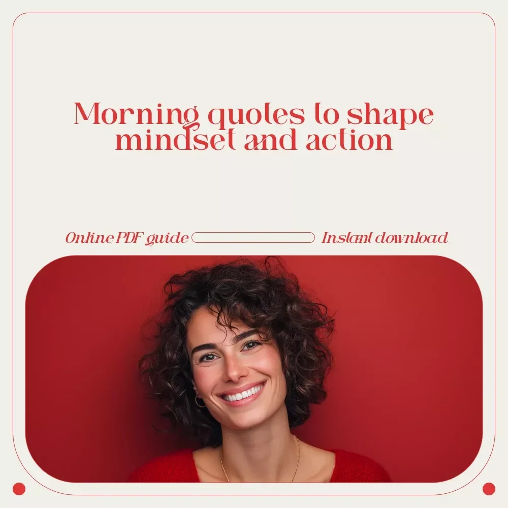 Sunrise Sparks: Quotes to Ignite Your Day | Inspirational Ebook with Quotes to Start the Day | Morning Motivation & Mindset Guide