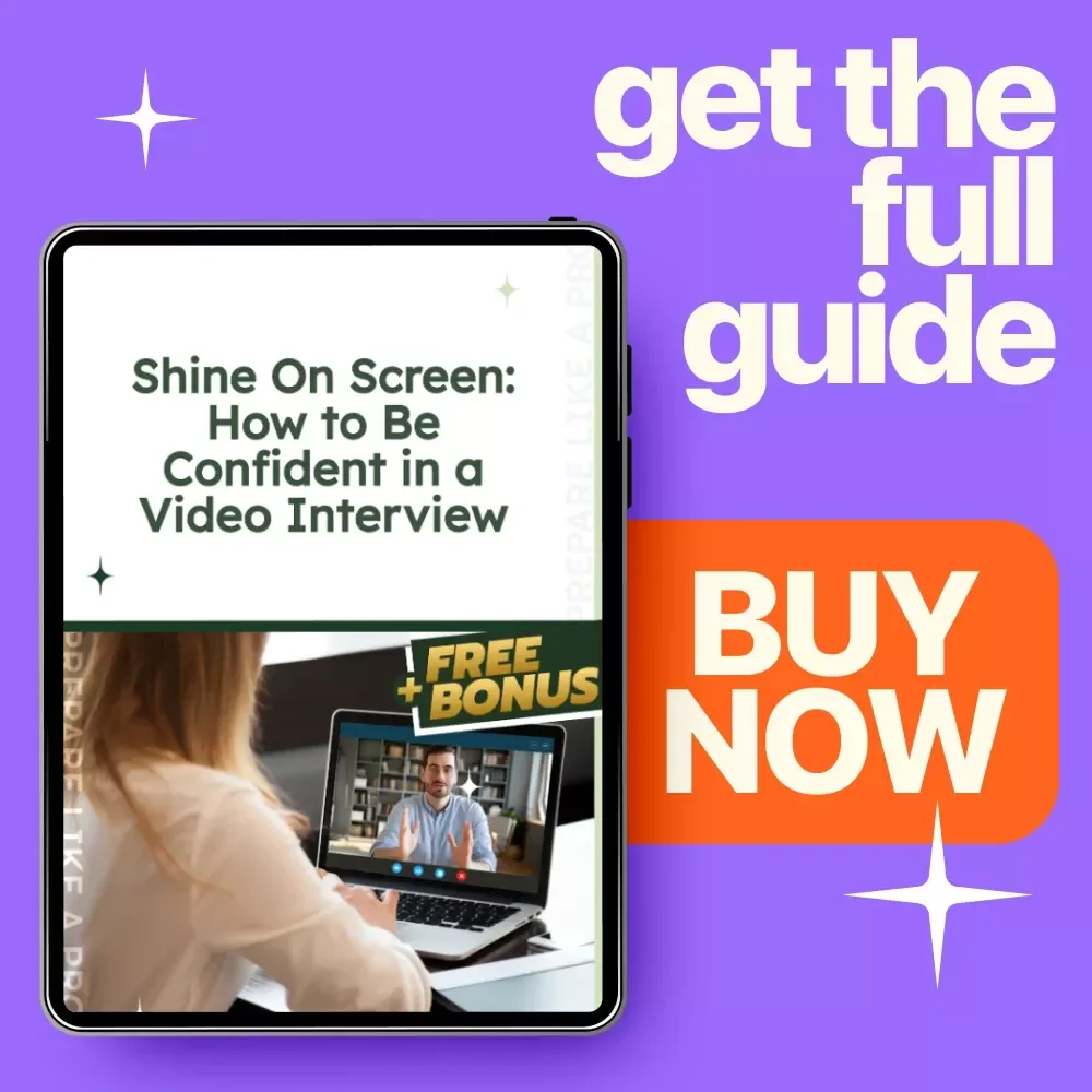 Shine On Screen: How to Be Confident in a Video Interview | Digital Guide to Camera Confidence & Virtual Interview Success