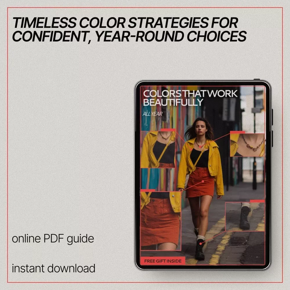 Colors That Work Beautifully All Year | All-Season Color Palette Guide, Timeless Neutrals, Flexible Wardrobe Planning eBook