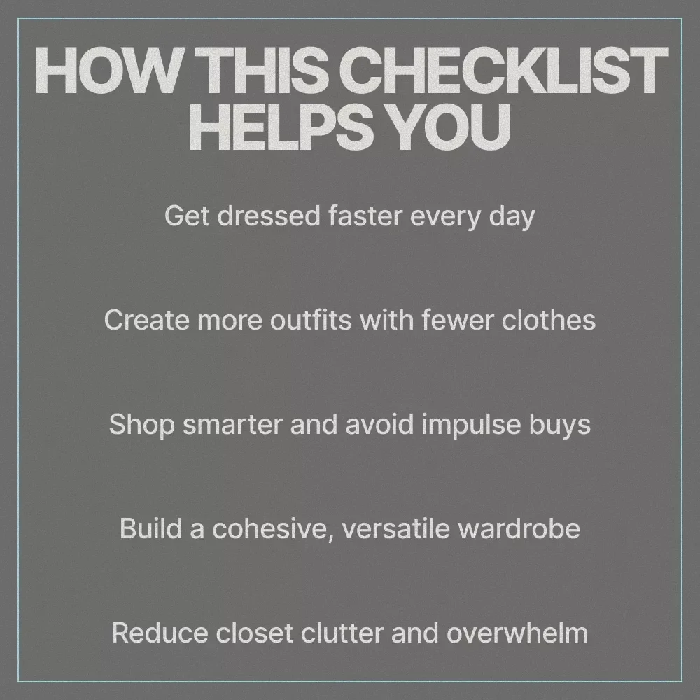 Build Your Perfect Mix-and-Match Wardrobe | Digital Guide & Actionable Checklist for a Versatile, Effortless Closet