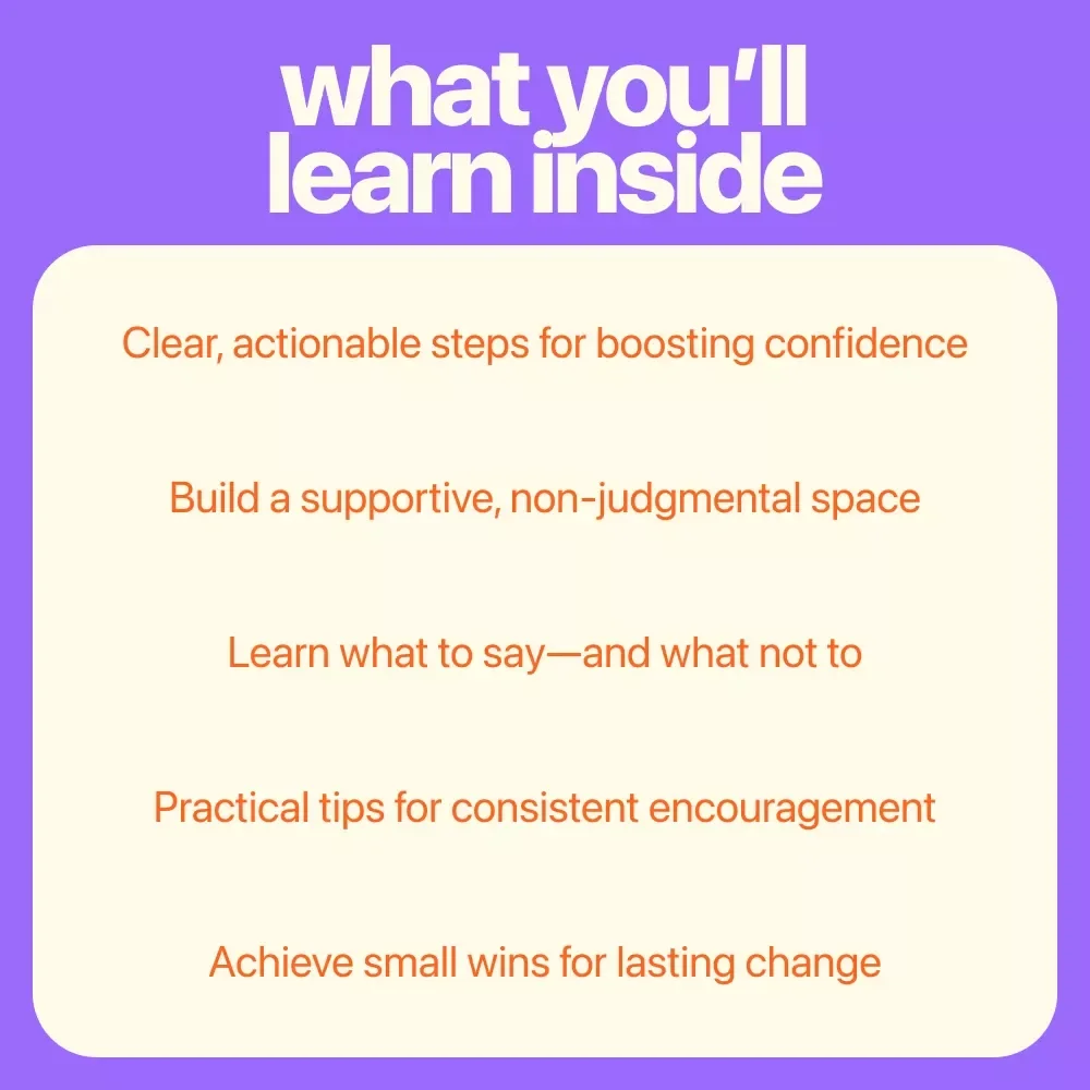 Lifting Them Up: A Simple Guide to Helping Someone Build Confidence - Digital Download Guide, eBook, Checklist