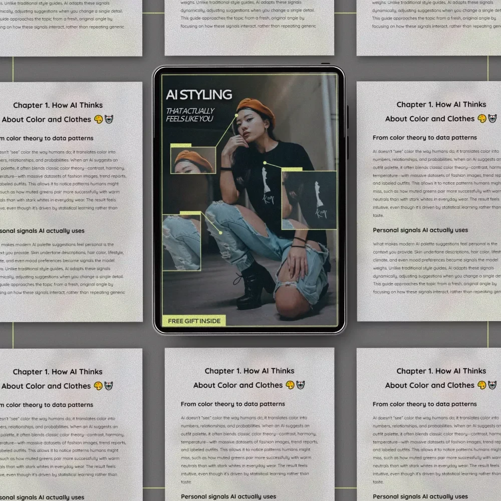 AI Styling That Actually Feels Like You | Personal Style Guide Using AI | Digital Download eBook & Styling Checklist