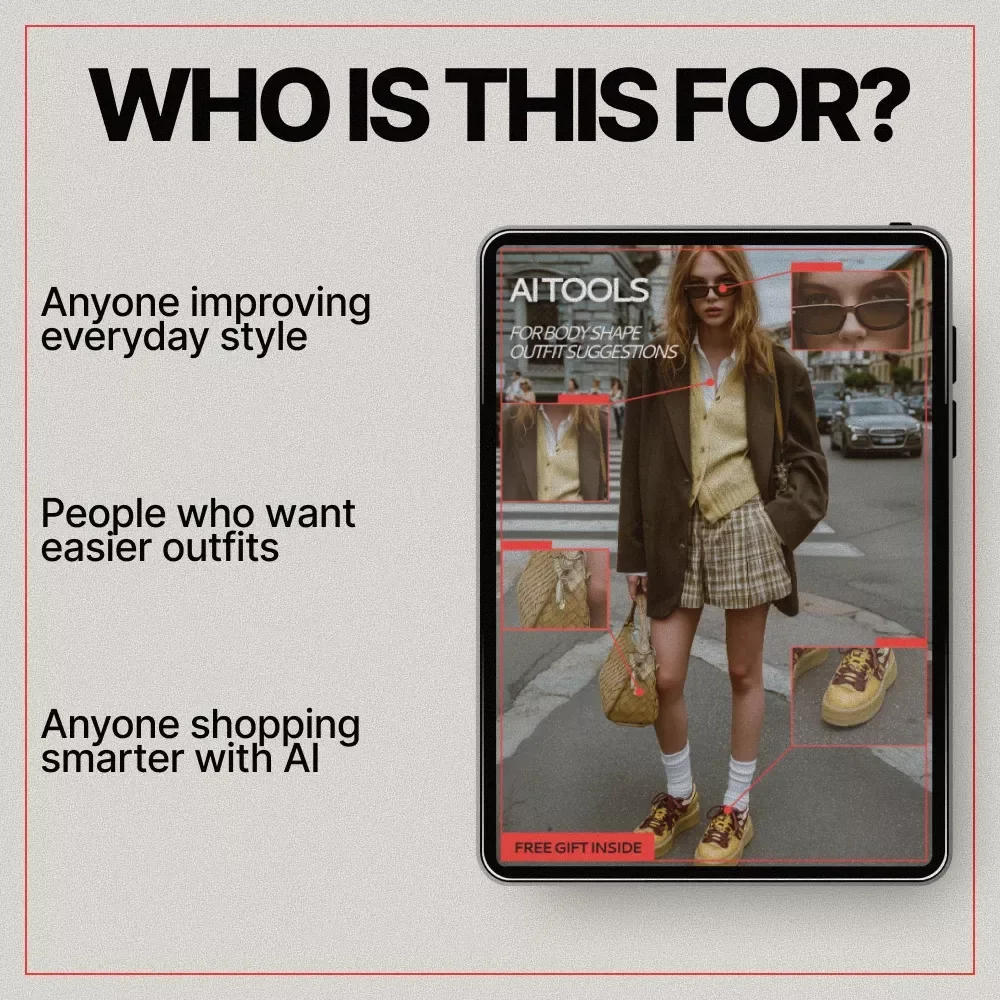 AI Tools for Body Shape Outfit Suggestions | Smart Styling eBook | Personal Outfit Guide Using AI Tools for Body Shape Outfit Suggestions
