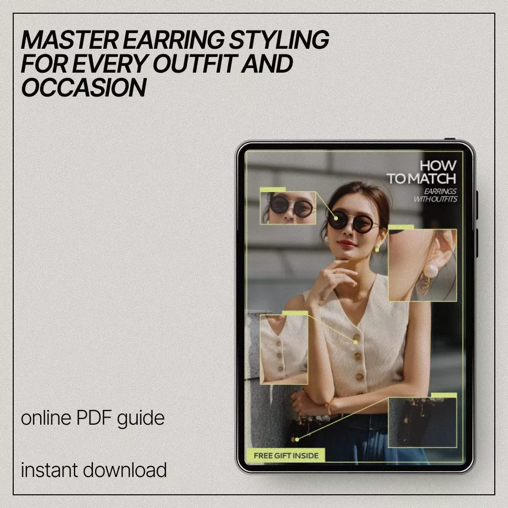 How to Match Earrings with Outfits – Complete Style Guide eBook for Effortless Jewelry Pairing & Everyday Looks