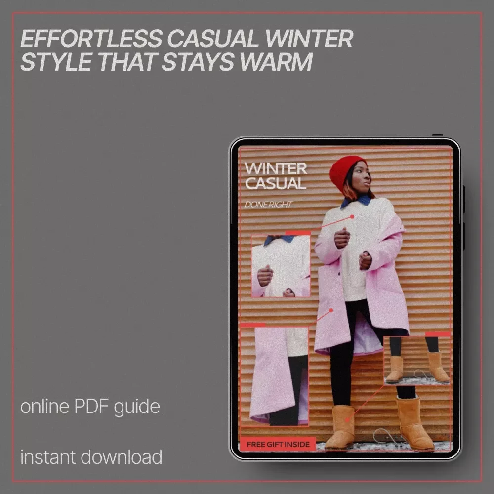 Winter Casual Done Right – Ebook Guide on How to Dress for Casual Winter Days with Effortless Style