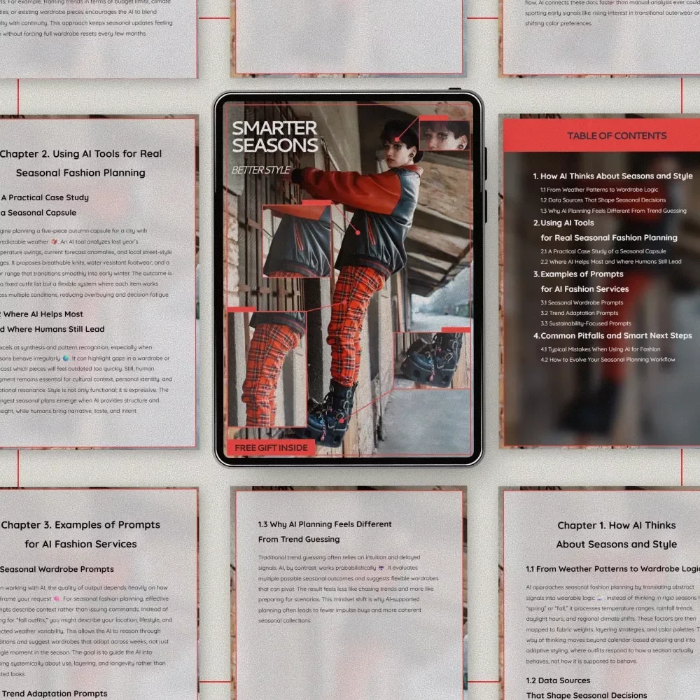 Smarter Seasons, Better Style – AI Seasonal Fashion Planning Guide, Digital Download, Wardrobe Strategy eBook, Capsule Closet & Trend Planning Resource
