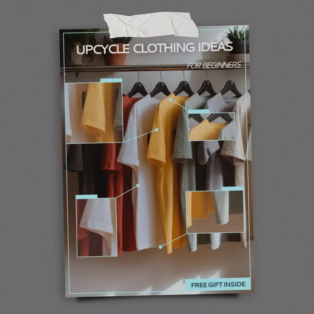 Upcycle Clothing Ideas for Beginners | Creative DIY Fashion Guide | Easy Sustainable Wardrobe Projects | Digital Download