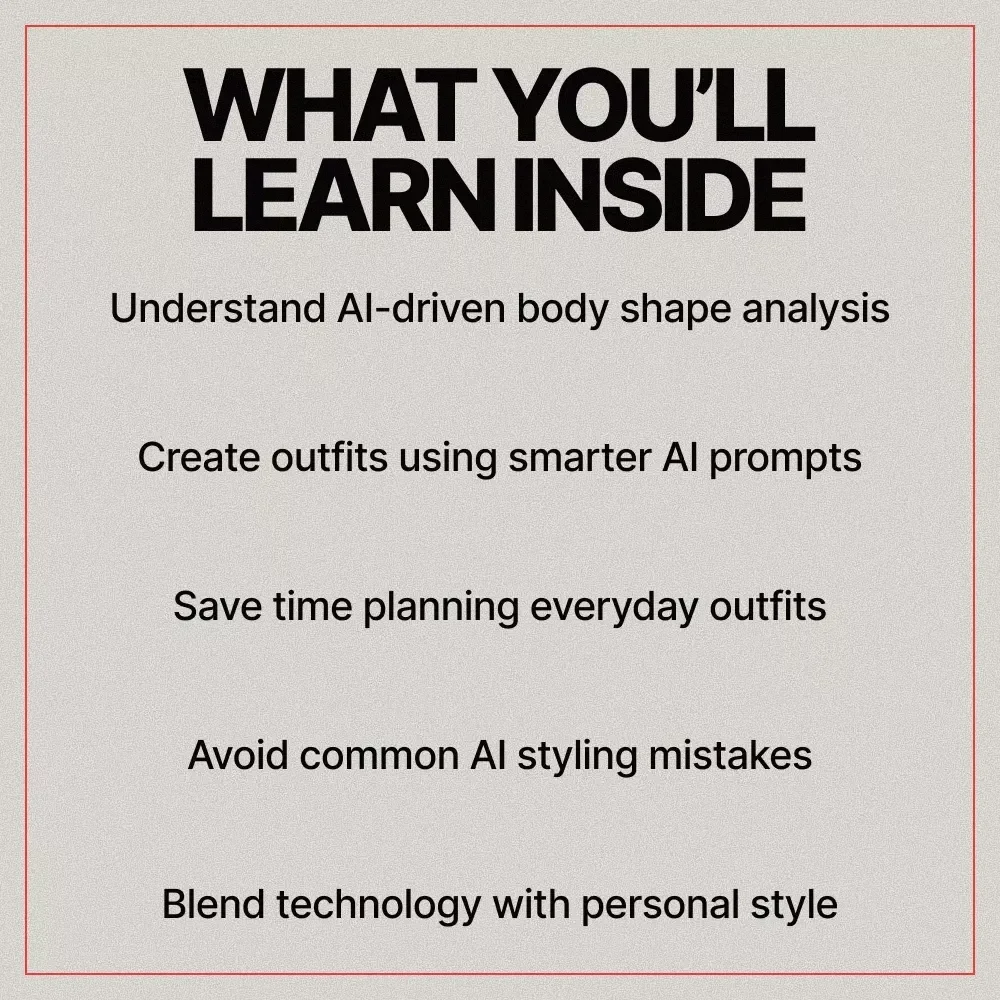 AI Styling Ideas for Every Body Shape – AI Fashion Guide, Body Shape Styling Guide, Digital Download eBook for Personalized Outfits