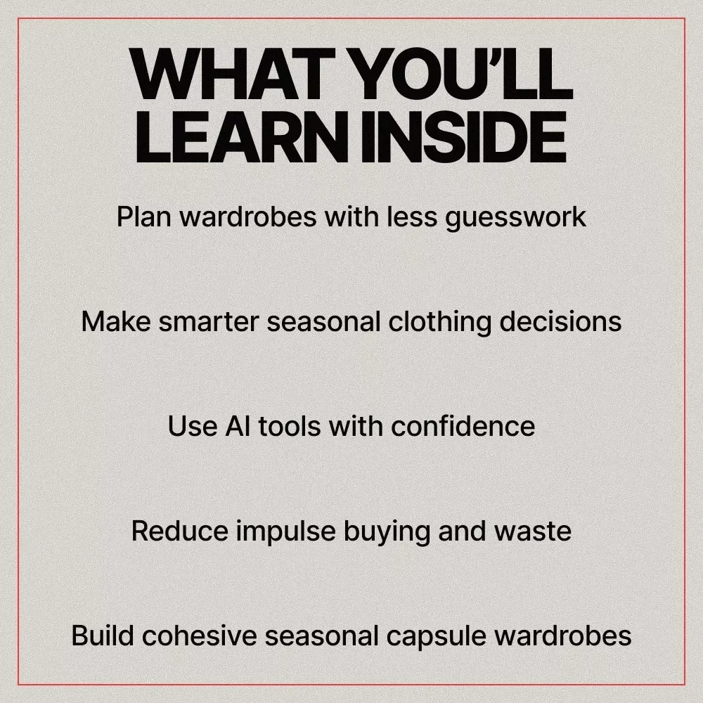 Smarter Seasons, Better Style – AI Seasonal Fashion Planning Guide, Digital Download, Wardrobe Strategy eBook, Capsule Closet & Trend Planning Resource