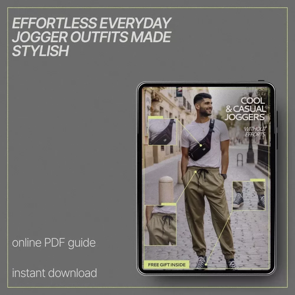 Cool & Casual Joggers Without Efforts – A Simple Style Guide on How to Style Joggers Casually for Everyday Looks