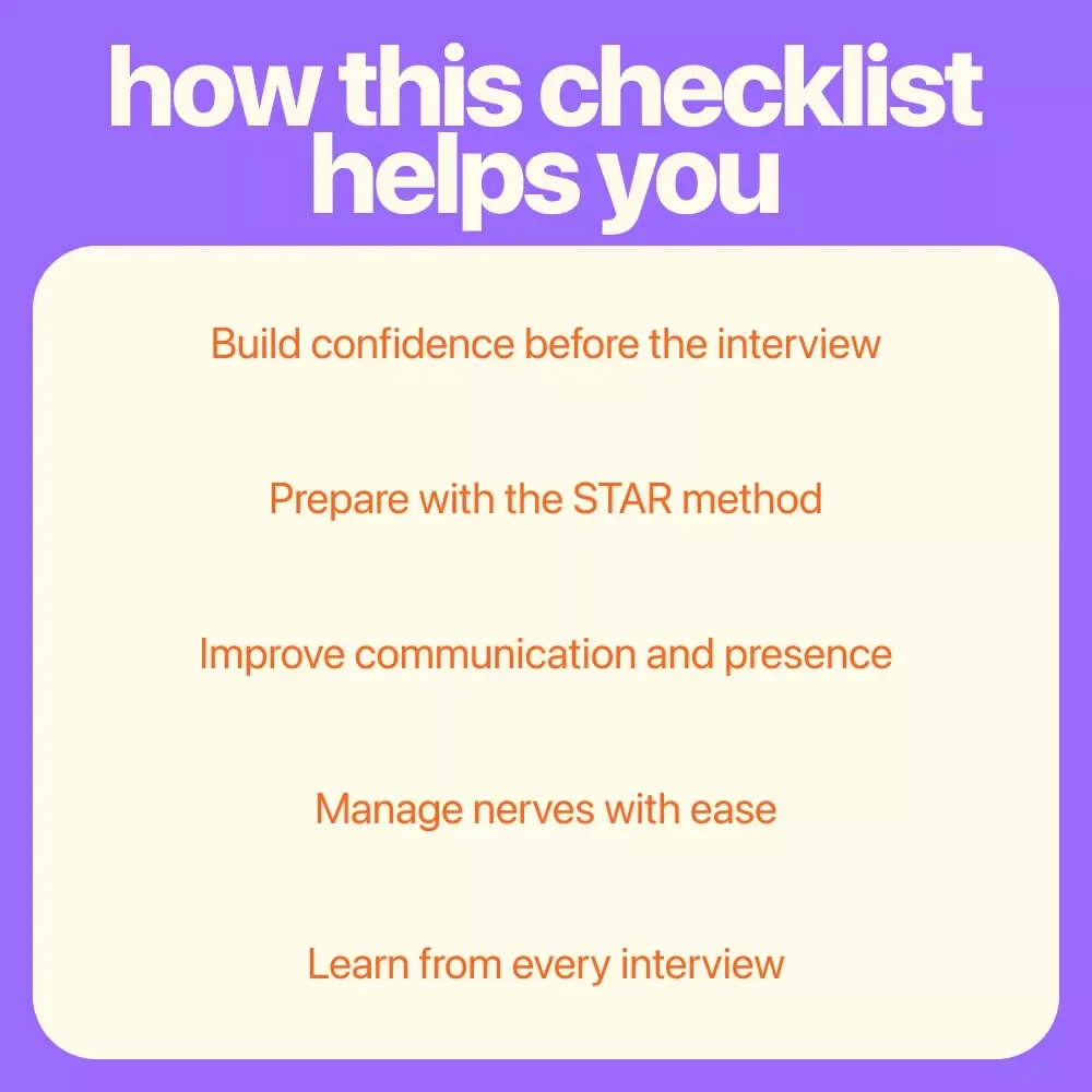 The “Confident & Hired” Interview Checklist: Your Ultimate Guide to Boosting Confidence and Acing Job Interviews