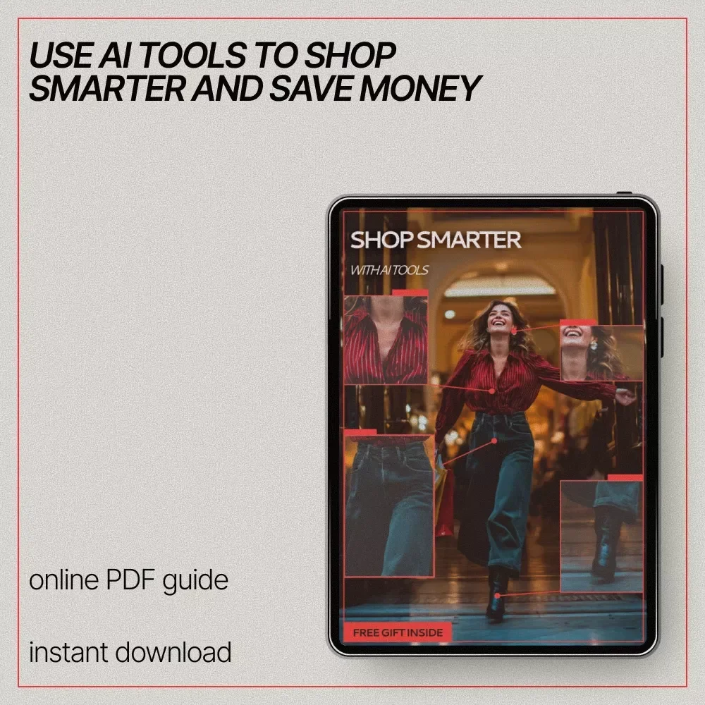 Shop Smarter with AI Tools | Smart Shopping Guide Using AI Tools for Shopping Smarter Online | Digital Download
