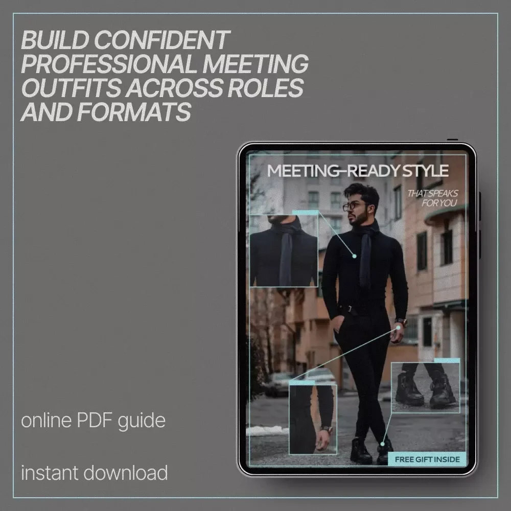 Meeting-Ready Style That Speaks for You | Professional Outfit Guide Ebook | What Outfits Look Professional for Meetings