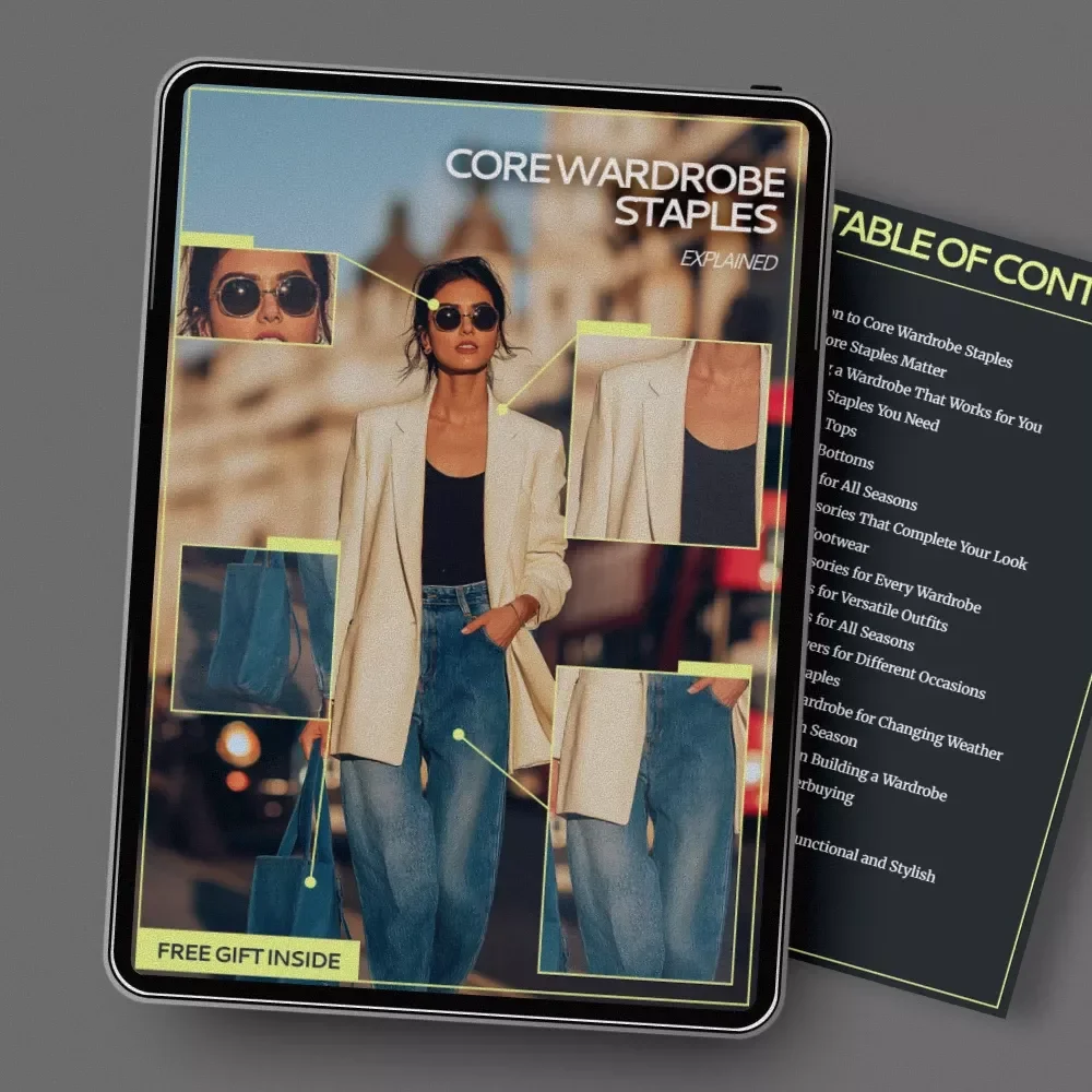 Core Wardrobe Staples Explained – Digital Guide to Building a Timeless, Versatile Closet | Capsule Wardrobe eBook & Style Checklist Download