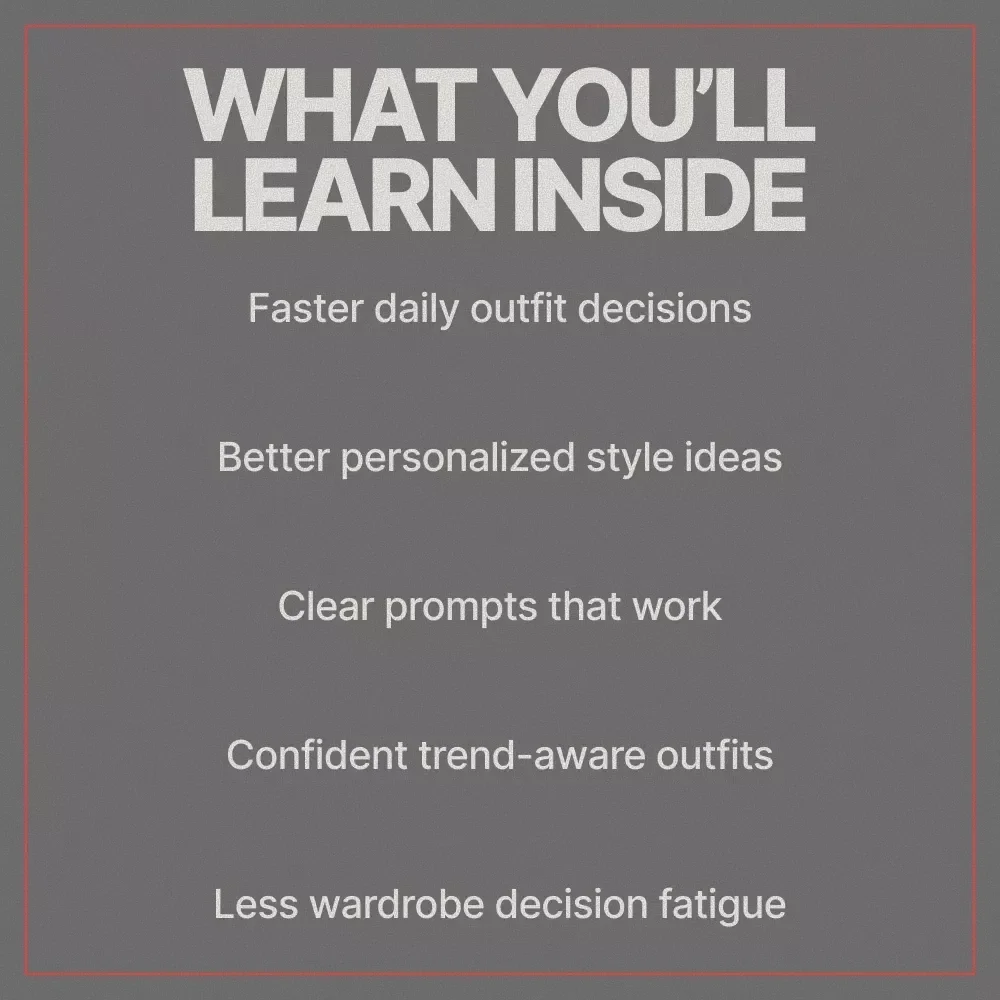 AI Tools That Style You Smarter – Ebook Guide to AI Tools for Generating Outfit Ideas, Smart Styling Prompts, Digital Fashion Planner