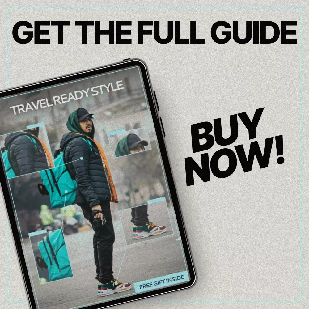Travel Ready Style | Ebook Guide on how to dress for travel comfort and style | Smart Travel Outfits, Comfortable Chic Packing, Airport to Destination Looks