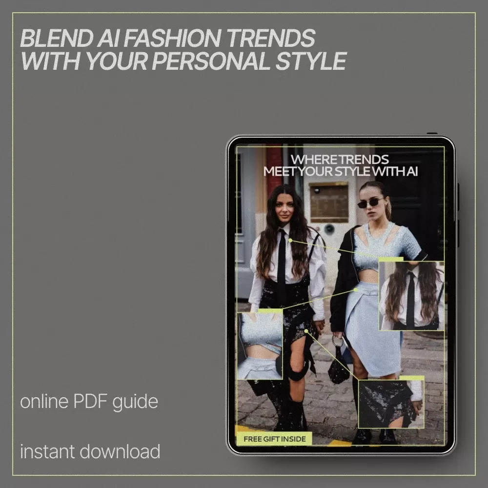 Where Trends Meet Your Style With AI | AI Fashion Guide, Personal Style Workbook, Trend Forecasting eBook, AI Styling Prompts & Digital Download