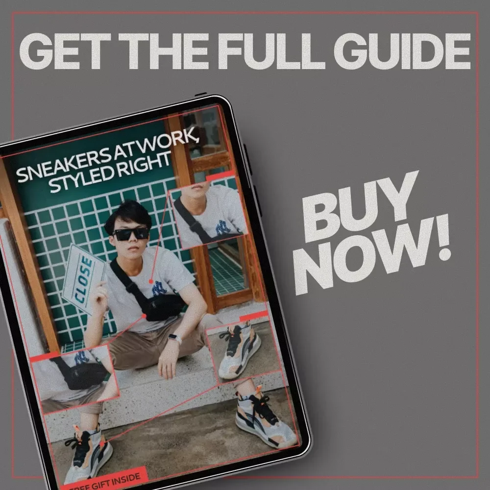 Sneakers at Work, Styled Right – A Modern Style Guide on How to Style Sneakers for Work Outfits | Office-Ready Looks Made Easy