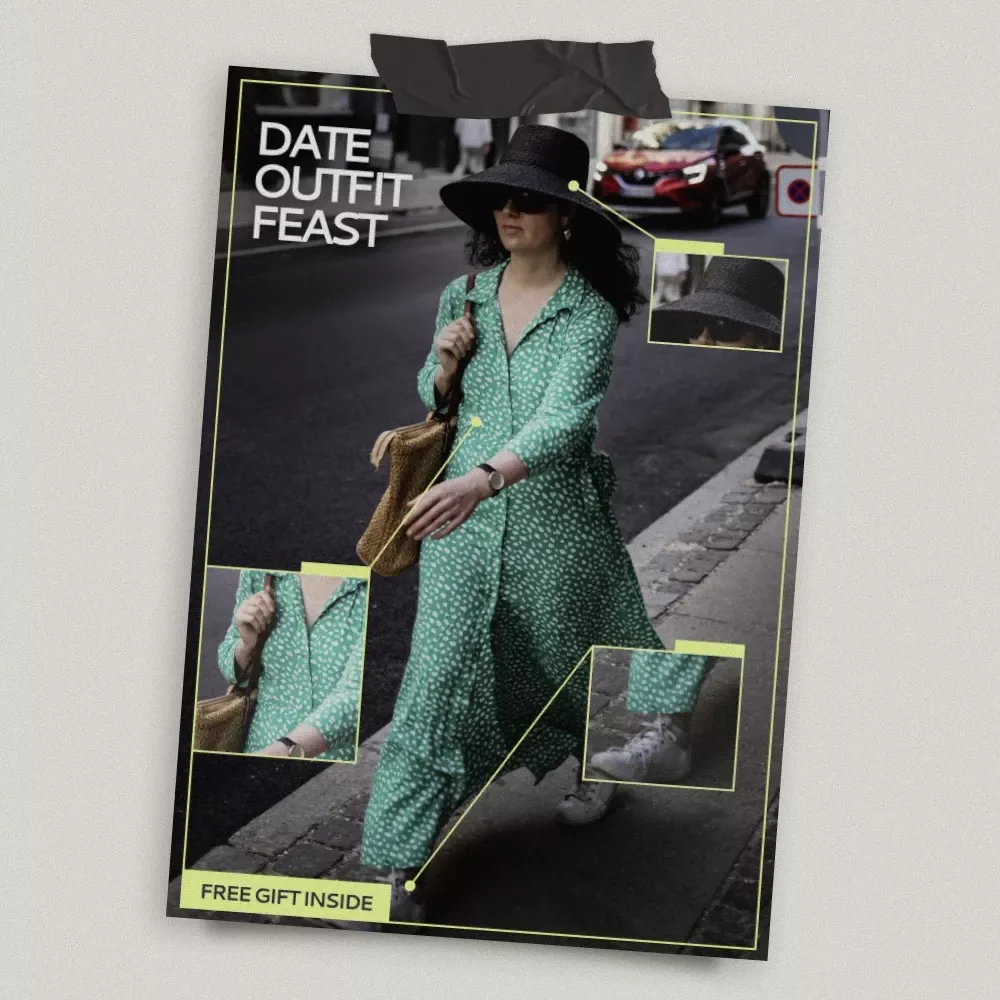 Date Outfit Feast | Casual Date Outfit Checklist Guide | What Outfits Work for Casual Dates Digital Download
