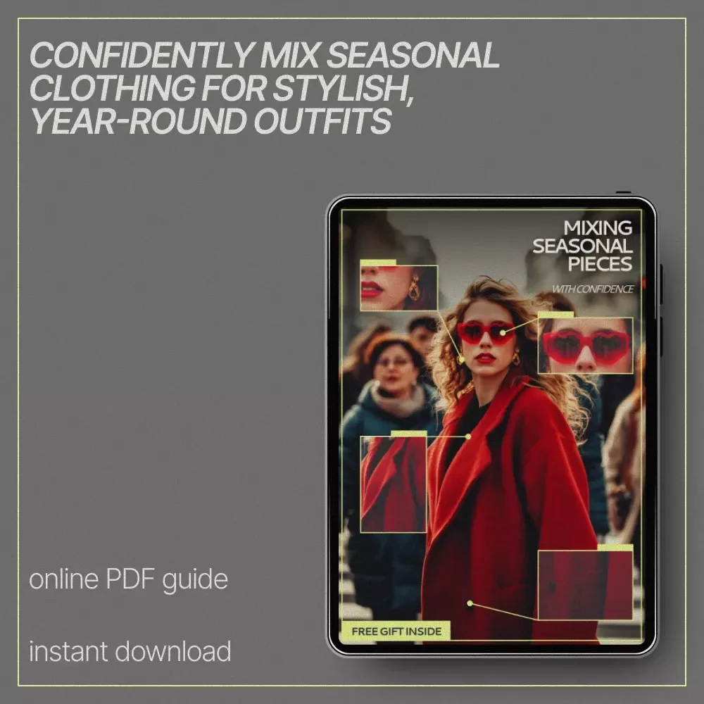 Mixing Seasonal Pieces With Confidence | Style Guide on how to mix seasonal pieces effectively | Digital Fashion Guide Download