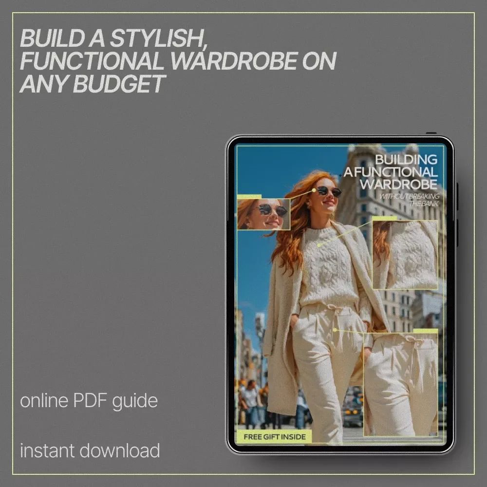 Building a Functional Wardrobe Without Breaking the Bank – eBook Guide on how to create a functional wardrobe on a budget, Smart Styling, Closet Essentials & Shopping Tips