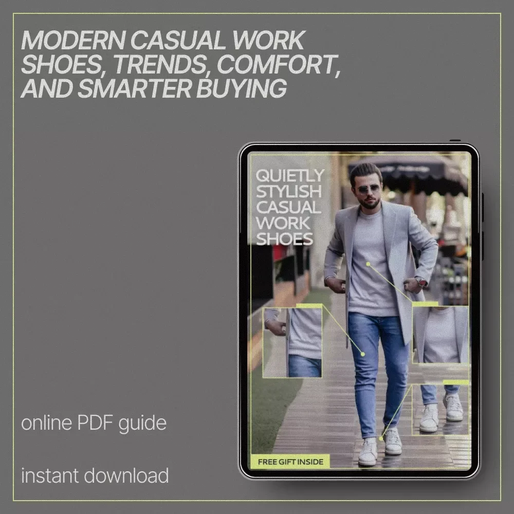 Quietly Stylish Casual Work Shoes Guide | What Casual Work Shoes Are Trending | Modern Office Footwear, Hybrid Work Style, Smart Shoe Rotation eBook