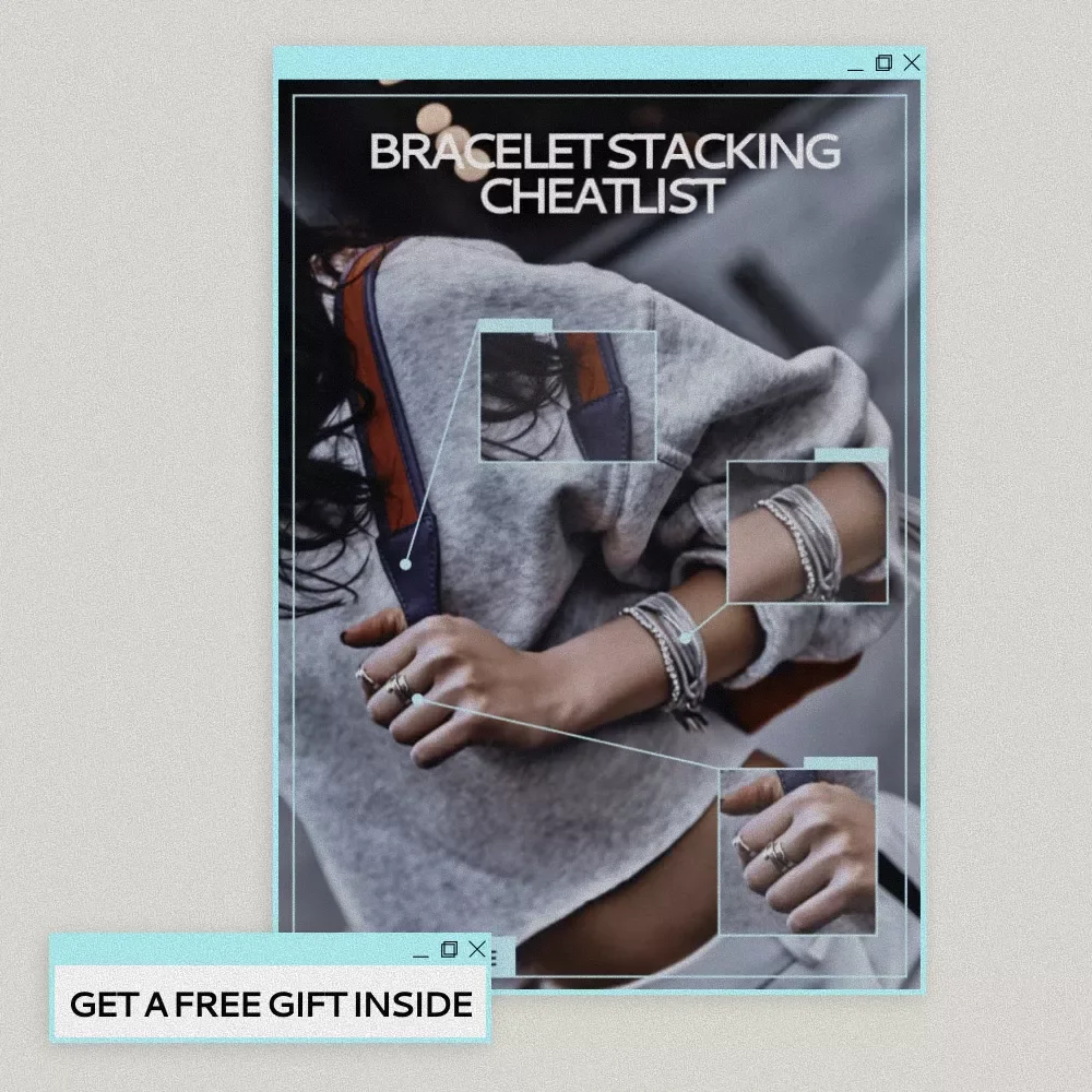 Bracelet Stacking Cheatlist | How to Layer Bracelets Properly Checklist | Effortless Wrist Styling Guide