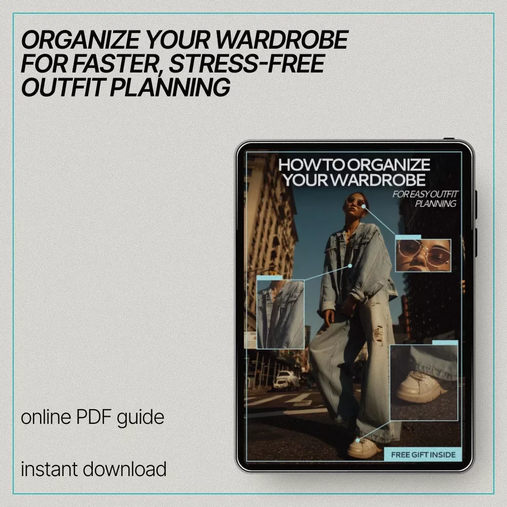 How to Organize Your Wardrobe for Easy Outfit Planning | Practical Style Guide eBook for a Clutter-Free Closet & Stress-Free Daily Outfits