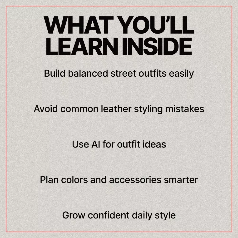 Leather Skirts, Street Style Energy – A Practical Guide on how to style leather skirts for street style with Confidence