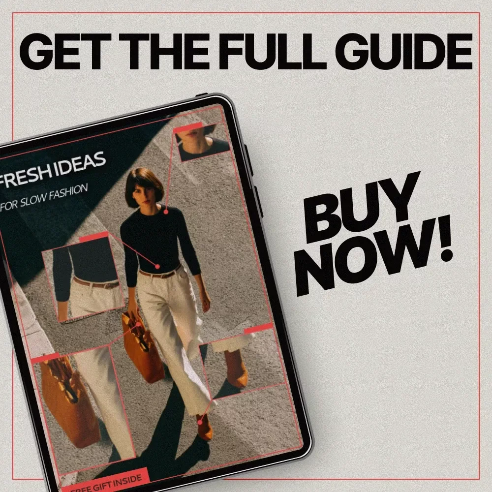 Fresh Ideas for Slow Fashion | Digital Guide with Practical Slow Fashion Ideas, Mindful Wardrobe Tips, DIY Upcycling & AI Styling Inspiration