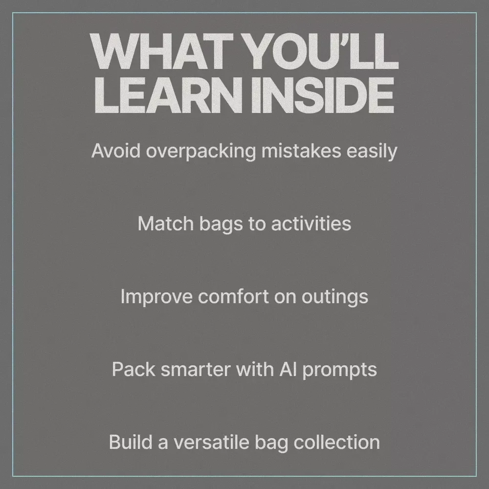 Light, Smart Bags for Day Trips – Practical Guide Answering What Bags are Best for Day Trips | Easy Packing, Comfort & Versatile Travel Carry Options