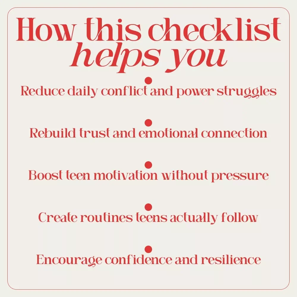 Spark Their Fire: The Ultimate Checklist to Motivate a Teen Who Doesn’t Care | Digital Download for Parents | Teen Motivation Guide, Parenting Checklist, eBook Resource