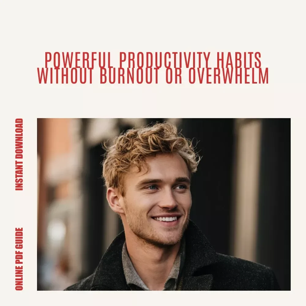 Power Moves: Simple Steps to Get Stuff Done Without Burning Out | Productivity Guide with Steps to Being Productive