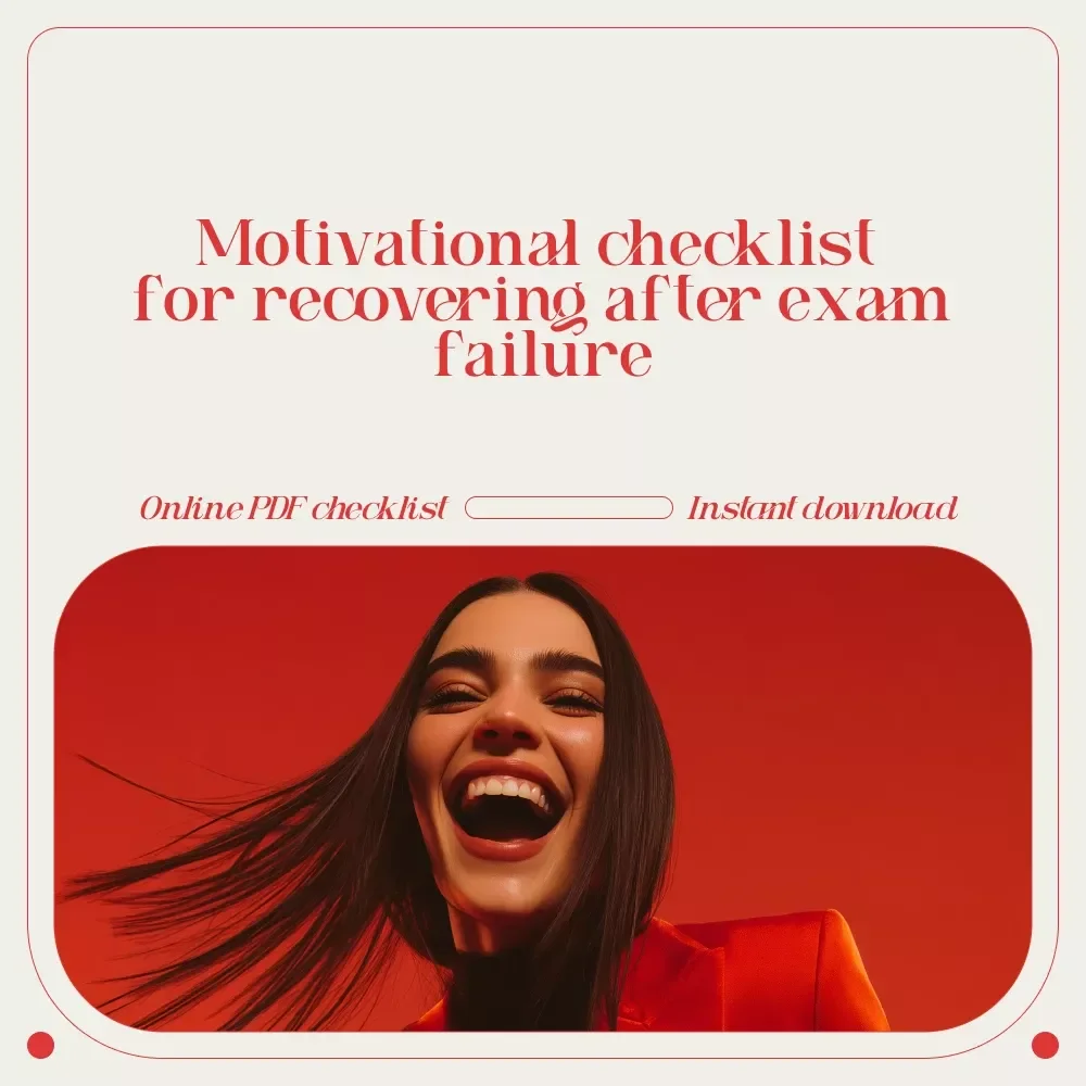 Bounce Back Brighter: Your Motivational Comeback Checklist | Exam Failure Recovery & How to Motivate Someone Who Failed in Exam