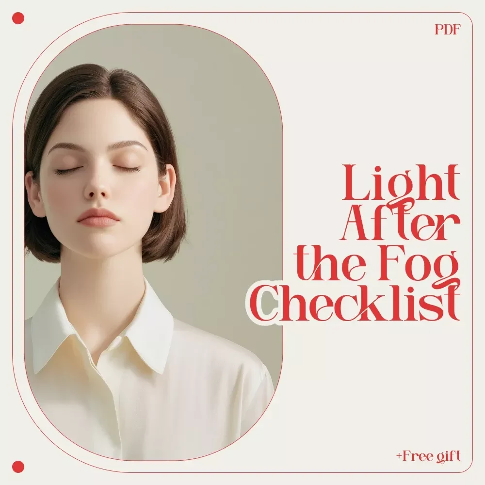 Light After the Fog: Your Feel-Better Motivation Checklist | Gentle Mental Health Support | how to motivate yourself out of depression | Printable & Digital Download