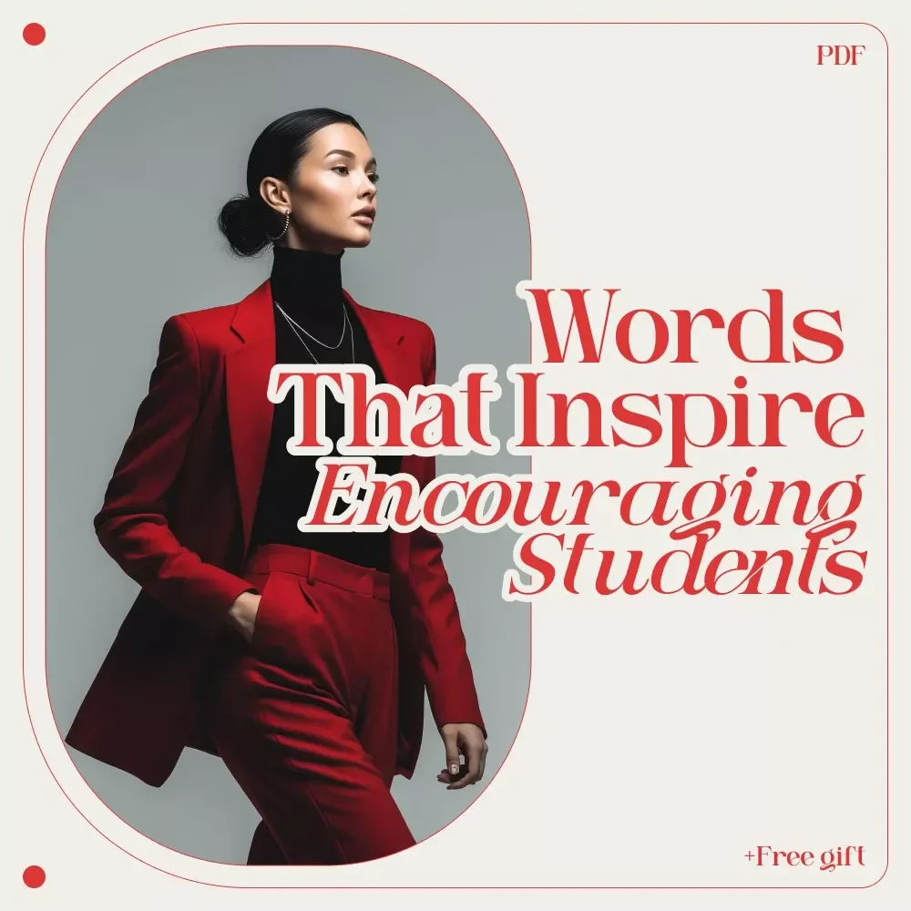 Words That Inspire: Encouraging Students from Teachers’ Hearts | Teacher Encouragement Guide, Classroom Motivation eBook, Positive Communication Checklist, Digital Download for Educators