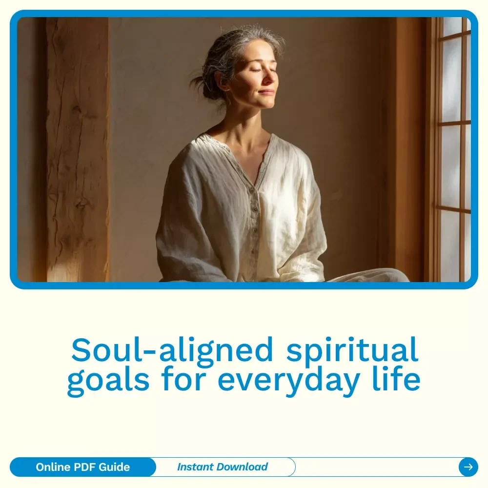 Soul Goals: A Simple Path to Setting Spiritual Intentions That Stick | Spiritual Growth Guide for Mindful Living & How to Set Spiritual Goals