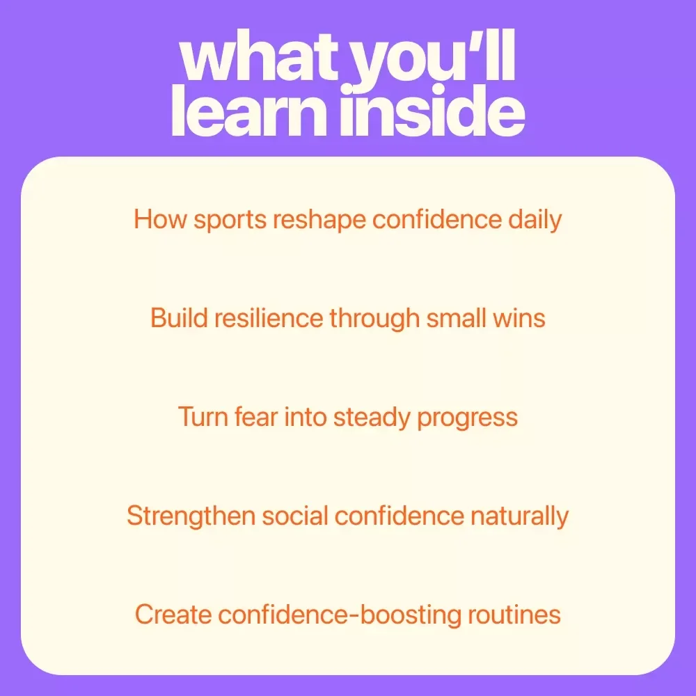 Play Bold: How Sports Supercharge Your Self-Confidence | Confidence-Building Sports Guide | How Do Sports Boost Self Confidence