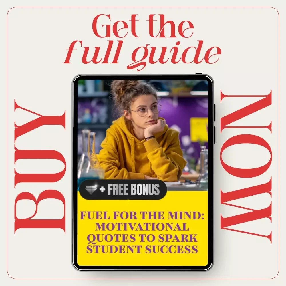 Fuel for the Mind: Motivational Quotes to Spark Student Success - eBook for Educational Inspiration & Daily Motivation