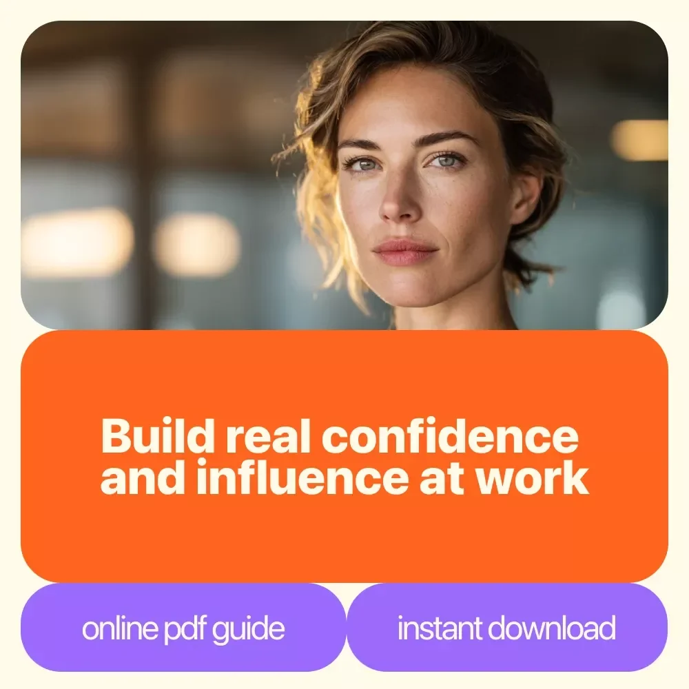 The Confidence Catalyst: Reclaim Your Confidence at Work | Practical Guide on how to overcome lack of confidence in work, Career Growth & Workplace Mindset Reset