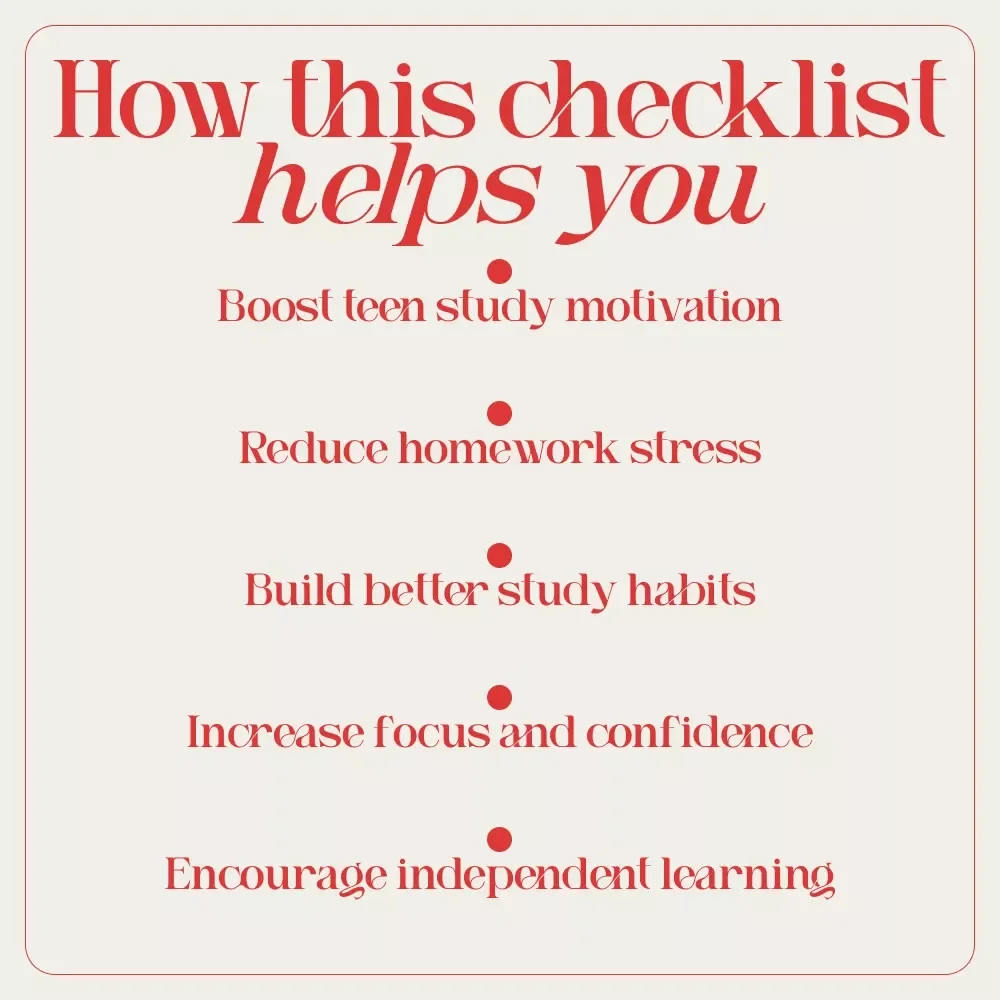 Spark Your Teen’s Study Motivation: The Ultimate Action Checklist | How to Motivate a Teenager to Study with Simple, Proven Steps for Parents