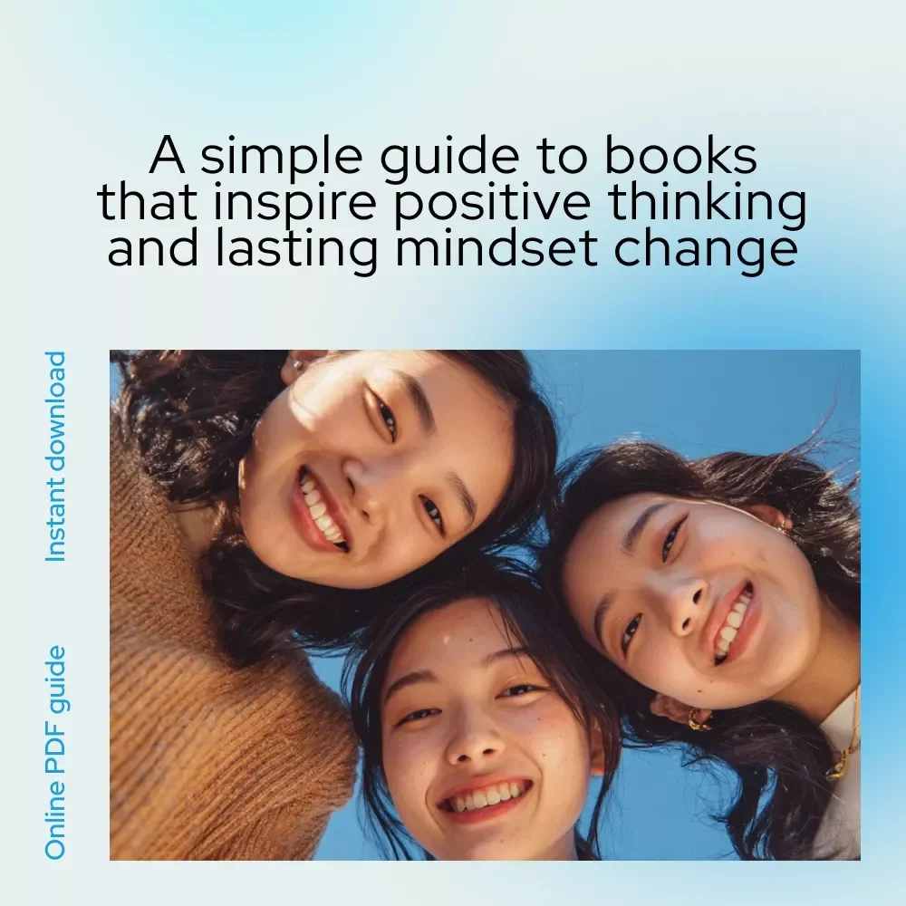 Think Bright: Must-Read Books to Spark Positive Thinking | Inspirational Guide Featuring Books to Help With Positive Thinking | Digital Download