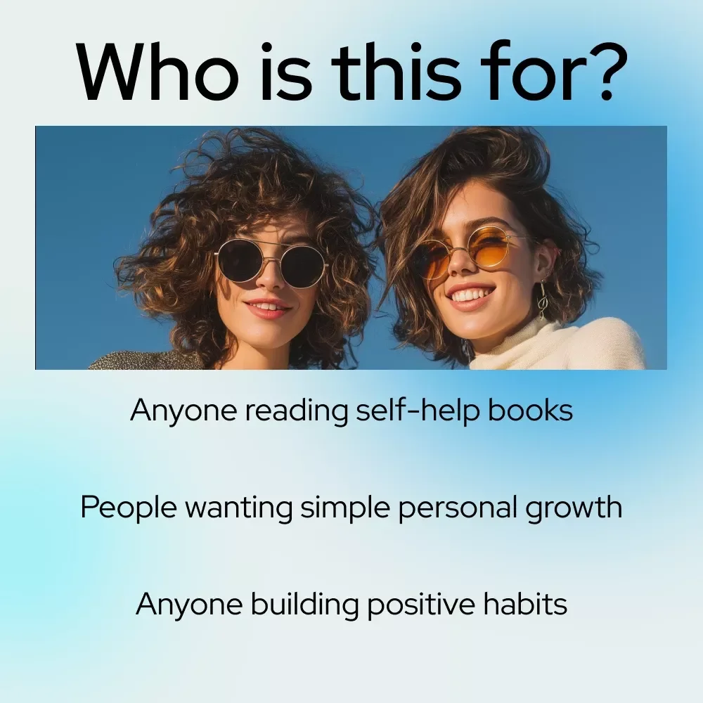 Your Positivity Power-Up Checklist: Turn Books Into Life-Changing Habits | Digital Checklist Inspired by the power of positive thinking books