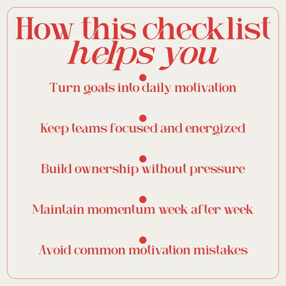 The “Motivate Like a Pro” Goal-Setting Checklist – Manager’s Digital Download to Inspire Teams, Boost Performance & Learn How Can Managers Use Goal Setting Theory to Motivate Employees