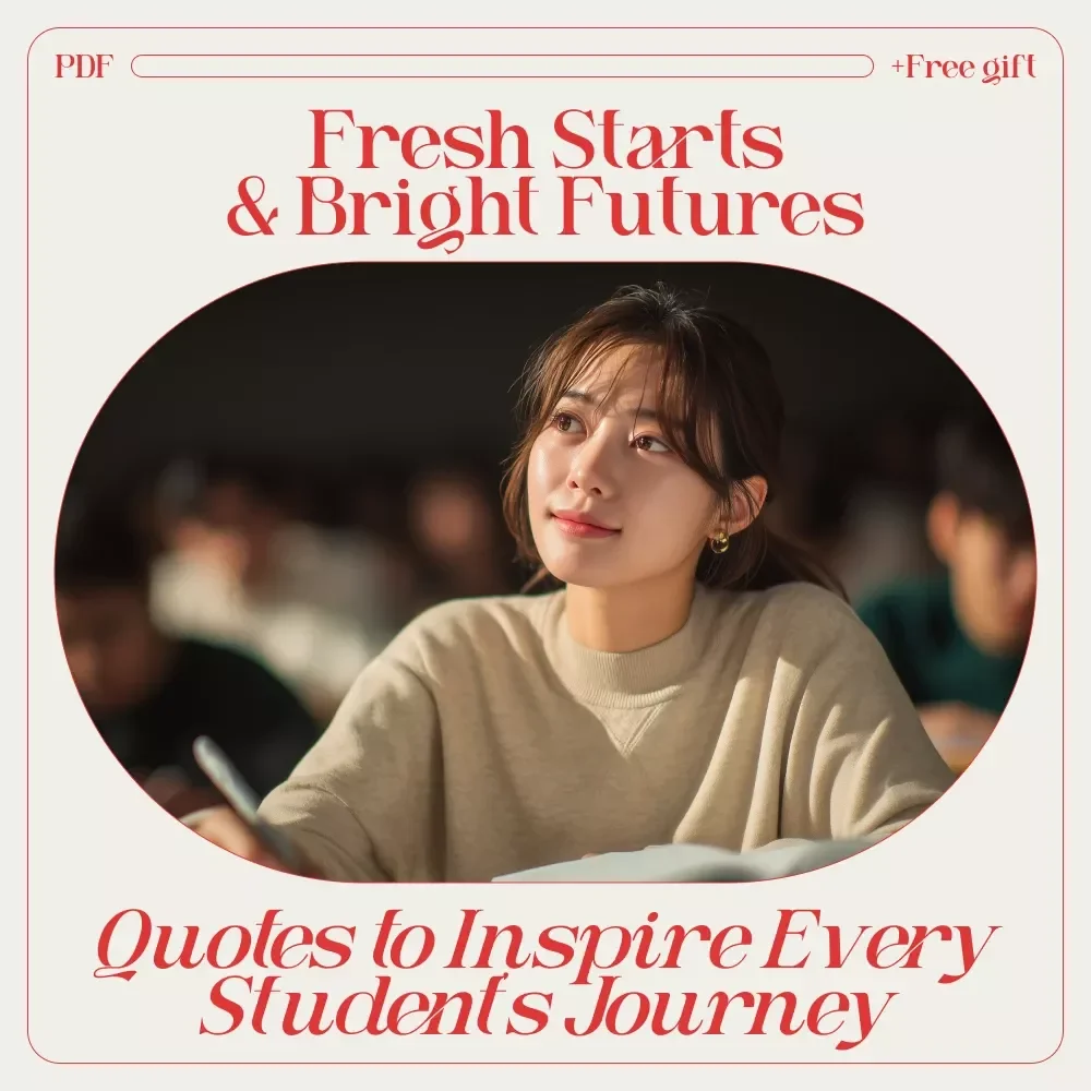 Fresh Starts & Bright Futures: Quotes to Inspire Every Student’s Journey - A Motivational Guide for Students