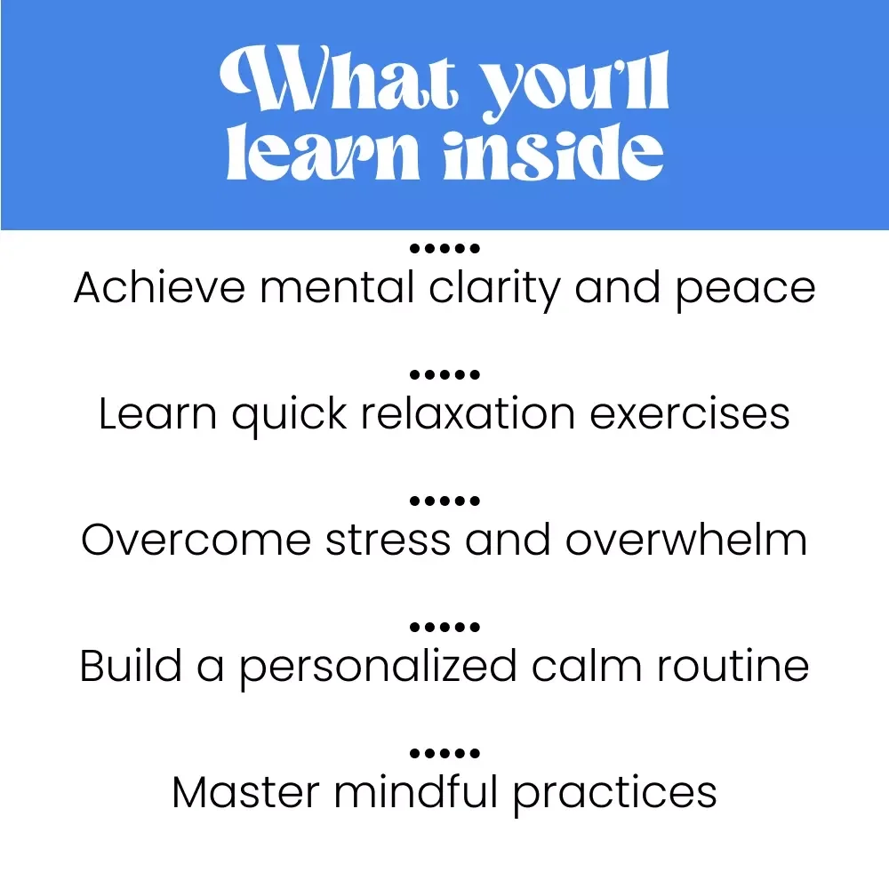 Quiet the Noise: A Simple Guide to Calming Your Mind - eBook Download for Mental Clarity and Relaxation