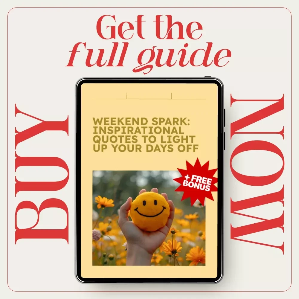 Weekend Spark: Inspirational Quotes to Light Up Your Days Off - Weekend Inspirational Quotes eBook